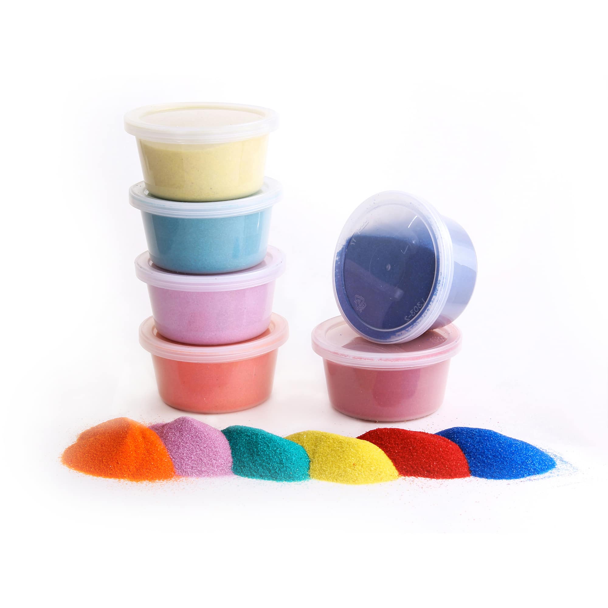 Hygloss Bucket O' Sand, 6 assorted colors